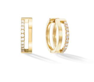 coeur de lion, hoops, gold, cubic zirconia, new in, gift, affordable 0136/21-1816