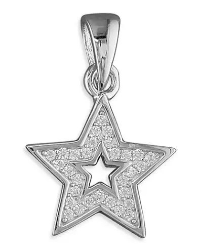 H2566/C, star, star necklace, cubic zirconia, necklace