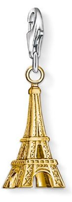 Thomas Sabo, Charm, Eiffel Tower, Gold Plated, 0899-413-12