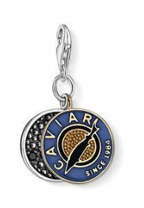 Thomas Sabo silver Caviar Charm - 1107-565-7