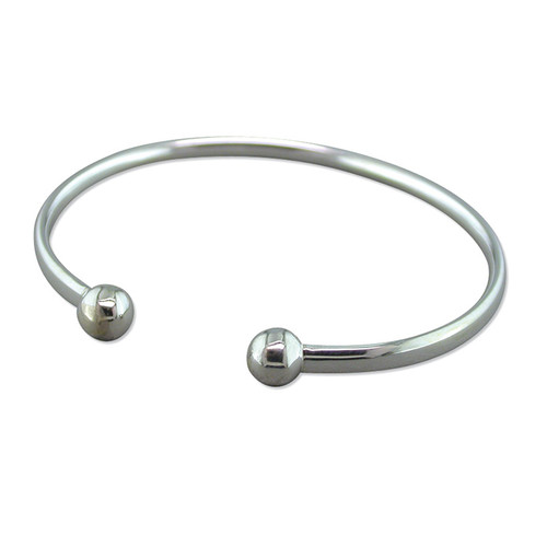 bangle, ladies bangle, torque bangle, open bangle, silver bangle, 2404, sterling silver, traditional jewellery