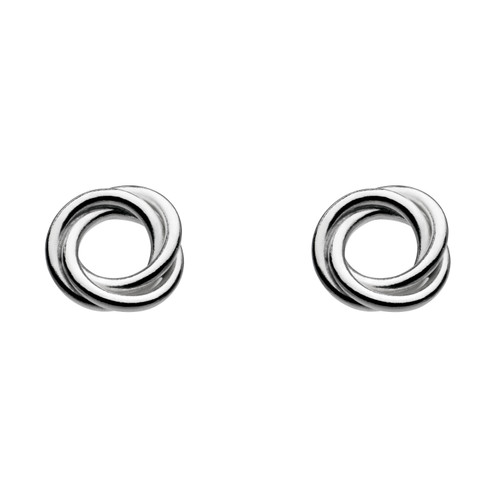 silver, earrings, studs, ladies earrings, gift, circle, Harrisons jewellers, own line collection, 4419HP016