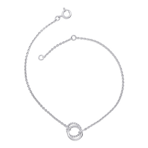 bracelet, silver bracelet, sterling silver, traditional jewellery, anniversary, infinity, heart, love, gift, circle,  75532HP