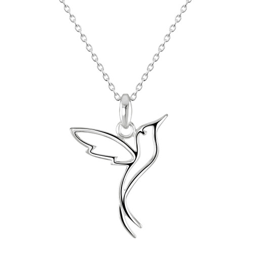 necklace, silver necklace, sterling silver, traditional jewellery, anniversary, gift, hummingbird,  90345HP