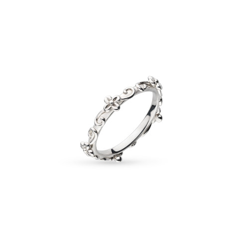 20330RP-N, kit heath, honey flower, blossom, spring, floral, nature, gift, silver, size N