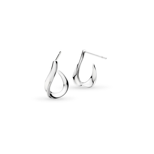 Kit Heath, stud, serenity, earrings, half hoops, necklace and earrings set, rhodium plated, 61182RP