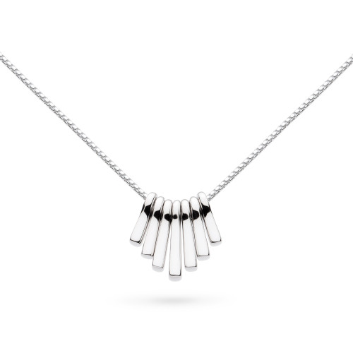 Kit Heath, sterling silver, necklace, pendant, array, art deco, matching set, rhodium plated,  91890RP