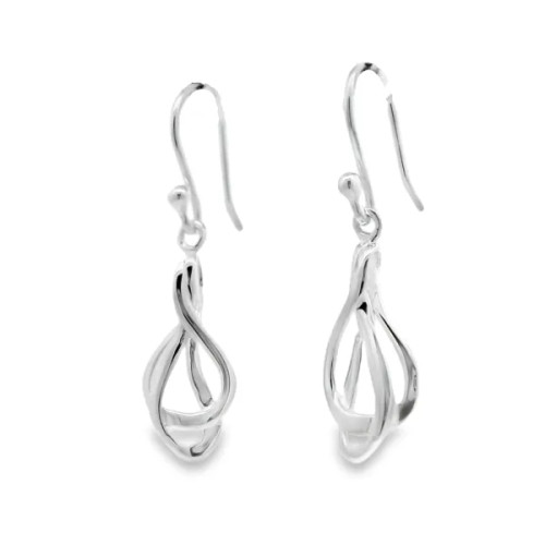 silver, earrings, studs, ladies earrings, gift, branch, nature, Harrisons jewellers, own line collection, ER508*TR