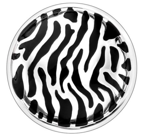 Emozioni Hot Diamonds, 33mm coin, silver plated, zebra stripe design,  coin - EC078