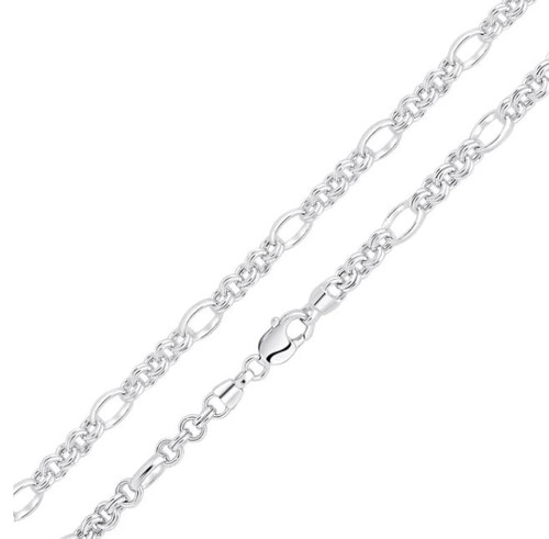 Harrisons Jewellers own line, bracelet, silver bracelet, sterling silver, traditional jewellery,  figaro/belcher - 20-10-091