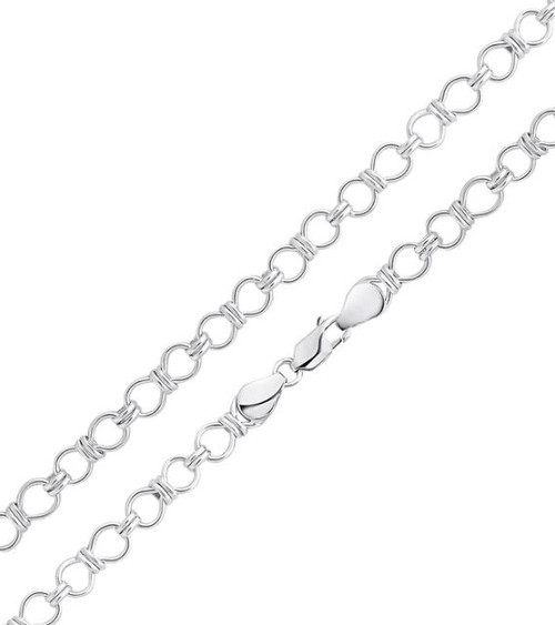 Harrisons Jewellers own line, bracelet, silver bracelet, sterling silver, traditional jewellery,  bow tie design - 20-10-371