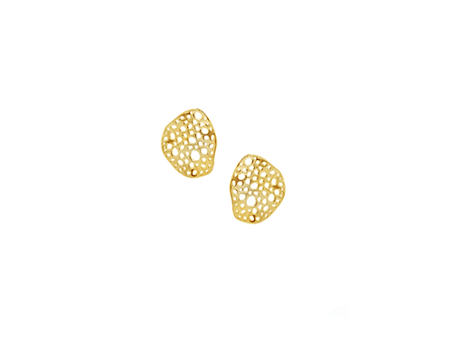 earrings, stud earrings, 9ct yellow gold, post and butterfly, gift, birthday, special occasion - 7880Y