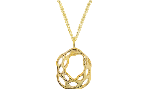 pendant, 9ct yellow gold, trace chain, gift, birthday, special occasion - 7883Y
