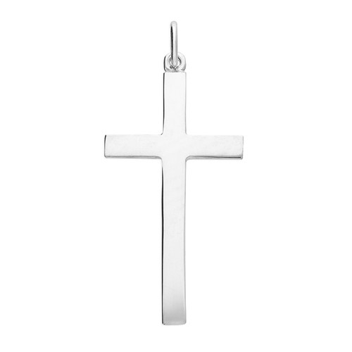 cross, pendant, silver cross, sterling silver, 2549a, pendant only, mens jewellery, ladies jewellery, unisex