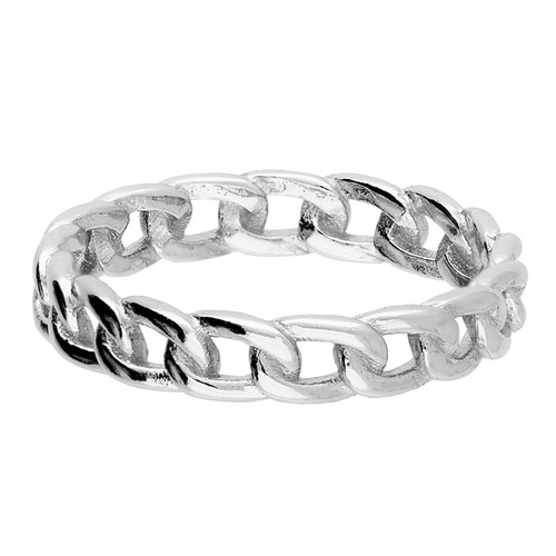sterling silver, ring, size M, chain style, gift, birthday present, H4856/S*M