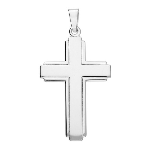 cross, pendant, silver cross, sterling silver, H6216/S, pendant only, mens jewellery, ladies jewellery, unisex