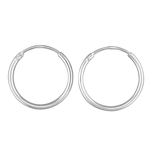 silver, silver hoops,  16mm, hinged hoops, l6428