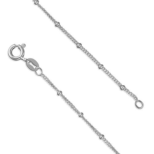 chain, necklace, ladies chain, silver chain, R9888-56, sterling silver, traditional jewellery, anniversary, satellite chain, ball chain, 22inch