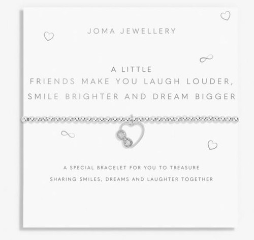 7402, stretchy, bracelet, joma, friends, gift, heart, love, infinity