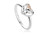 Clogau, ring,  welsh gold, silver, rose gold, Eternal Love,Heart, Diamond - 3SELR