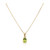 Harrisons our line, 9ct yellow gold, pendant, peridot, jewellery, occasion, gift, 18 inch chain TN4497-PT-Y