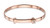 little star baby star bangle in rose gold plating, up to 5 years, christening gift occasion- LSB0102