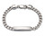 little star Bailey Curb ID bracelet, silver, gift for boy or occasion - LSB0043
