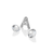 Hot Diamonds, Anais, A, White Topaz, Charm - AC069