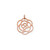 Thomas Sabo, Floral Rose Plated Pendant - PE521-415-12