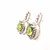 Silver Peridot Fancy Drop Earrings - ES7432PER