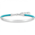 Thomas Sabo, Silver, Blue Nylon, Love Bridge, ID, Bracelet- LBA0031-173-31-L19.5