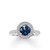 Thomas Sabo, silver, blue and white stones, TR1971-050-32-52