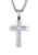 Unique & co., Men's, Stainless Steel Chain, Cross Necklace, Pendant, Stylish,  - AN-129/50cm