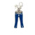 tingle charm, Harrison's jewellers, silver, blue jeans, trousers, enamel - SCH182