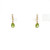 9ct yellow gold, peridot, hook earrings, 4 claw, special occasion,  gift, E2568-PT-Y
