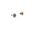 9ct Rose Gold Morganite and Diamond earrings - ER7822