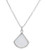 mother of pearl, necklace, chain, silver, sale, MK-813