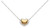 99001GRP, necklace, silver, gold plated, gift, heart