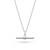 91092RP, necklace, silver, marina rope , t-bar, new, kit heath, gift, christmas gift, rhodium plate