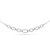 Kit Heath, Marina Rope Link Duo Graduated Chain Necklace, silver, rhodium plated, elegance, special occasion - 91098RP