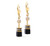 coeur de lion, earrings, drops, stainless steel, crystals, gold, black, onyx, new in, gift, affordable, 4018/20-1316