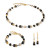 GeoCUBE® Bracelet Onyx Black-Gold - 4018/30-1316