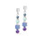 coeur de lion, earrings, drops, stainless steel, crystals, silver, blue, aventurine, new in, gift, affordable, 4347/21-0700