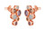 Bubble Multi-Colour Earrings - BUB-925P-201-CZ00