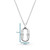Marina Rope Bar Link Necklace - 91091RP
