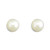 freshwater pearl, studs, post and butterfly, white pearl, stud earrings, G1063/W, pearl