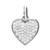 H5943/S, heart, valentines, present, anniversary, necklace, sparkly, silver necklace, pendant