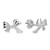 H6279/S, bow, ribbon, studs, stud earrings, traditional, jewellery, earrings, sterling silver