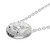Silver Cubic Zirconia Square CZ Necklace - H6334/C