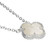 Silver Mother of Pearl Clover Necklace - H6401/M
